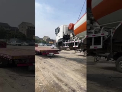 12m3 टैंक वॉल्यूम कंक्रीट टक मिक्सर के साथ नवीनीकृत जूमलियन कंक्रीट ट्रांजिट मिक्सर HINO 700 ट्रक